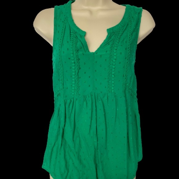 Merona Green Sleeveless Top- Size XS - Picture 1 of 4